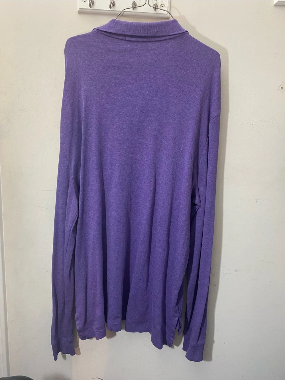 Ralph Lauren Long Sleeve Polo Shirt - Purple
